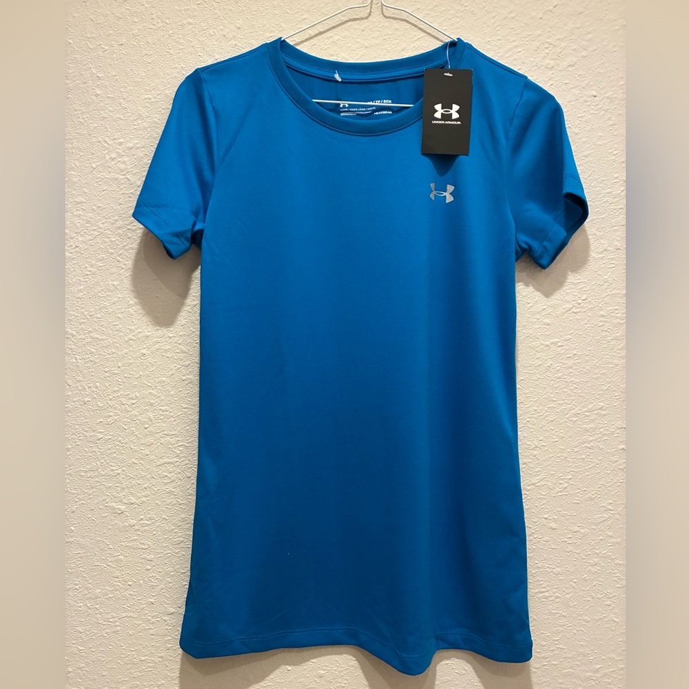 Under Armour Athletic Top Heatgear Loose Blue - Read